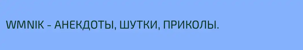 WMNIK - АНЕКДОТЫ, ШУТКИ, ПРИКОЛЫ.